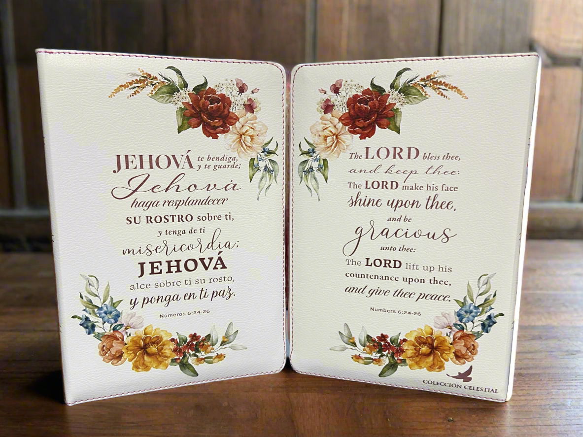 BIBLIA BILINGÜE RVR 1960/KJV LETRA GRANDE TAMAÑO PERSONAL — disponible en La Librería del Evangelio