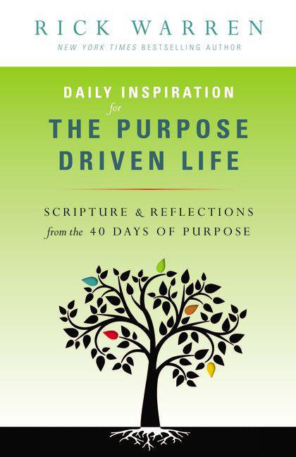 Daily inspiration for The Purpose Driven Life- Rick Warren - cover