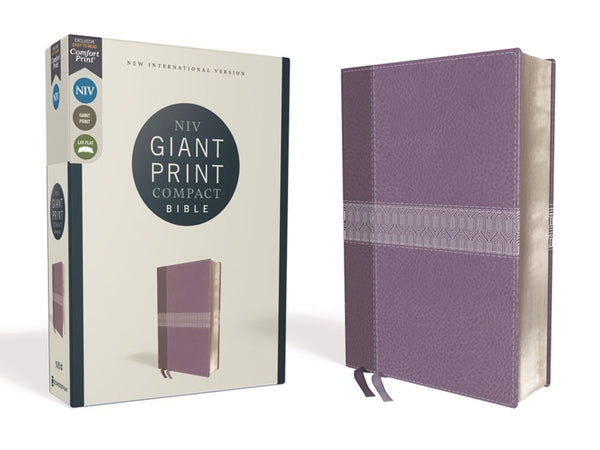 NIV GIANT PRINT COMPACT BIBLE (purple) - cover