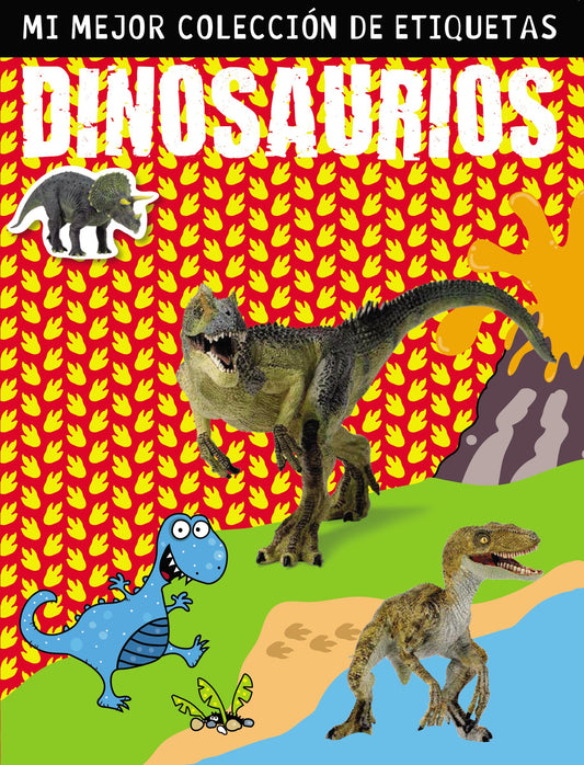 Mi mejor colección de etiquetas DINOSAURIOS - cover