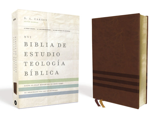 Biblia De Estudio Teología Bíblica (Nueva Version Internacional) - cover