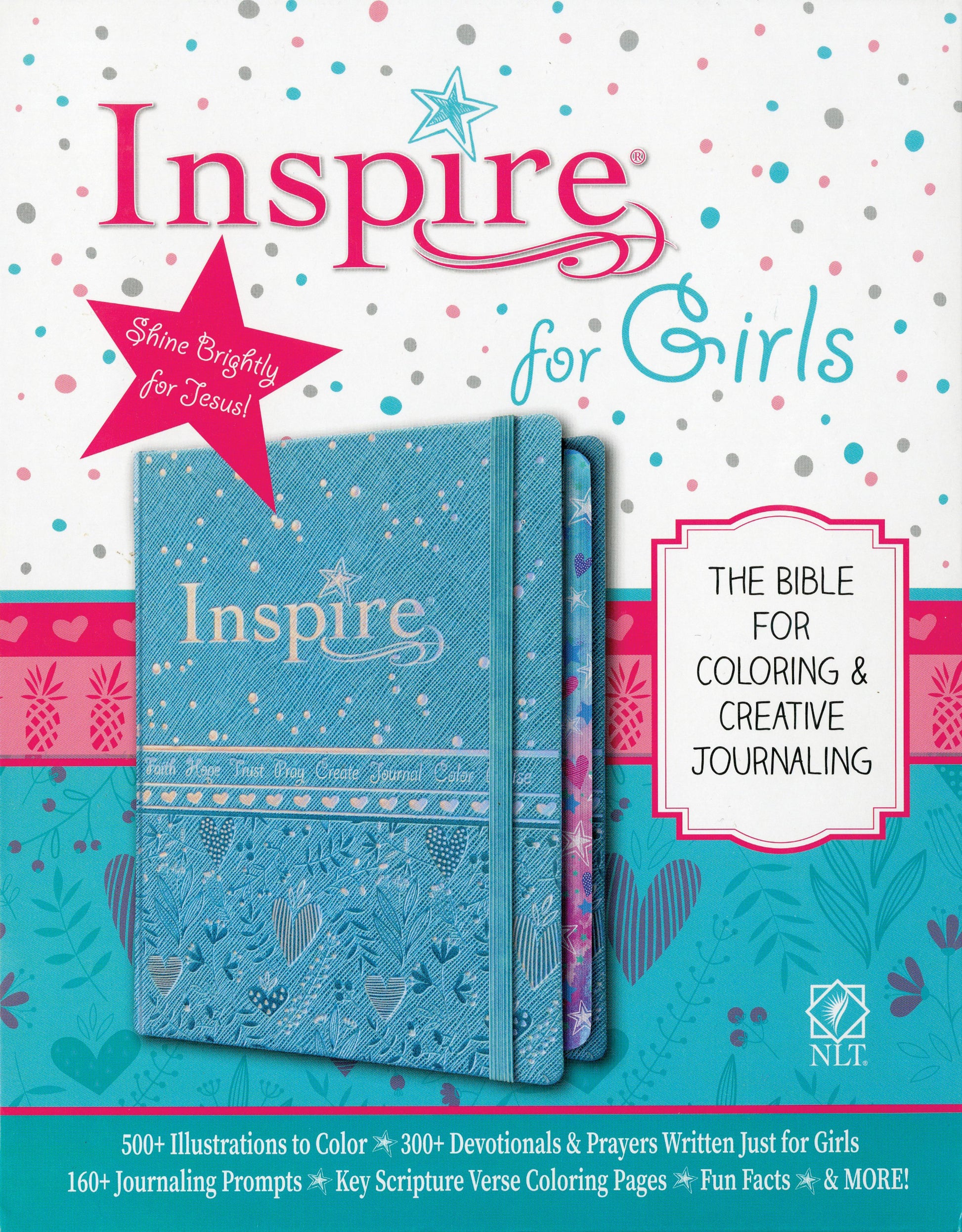 Inspire Bible for Girls (Journaling Bible) NLT - cover
