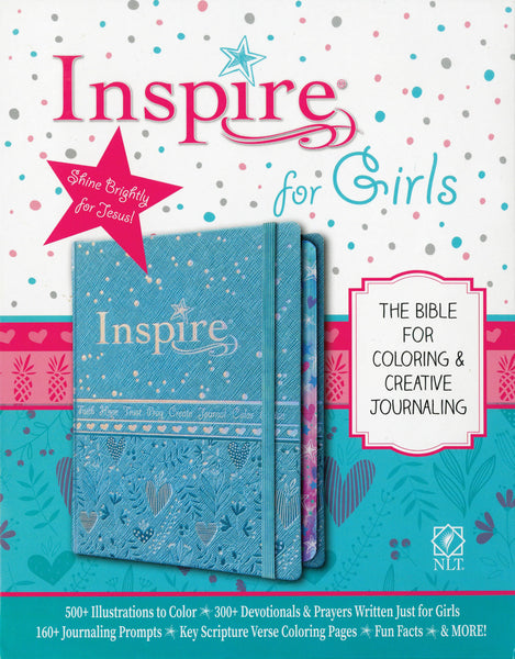 Inspire Bible for Girls (Journaling Bible) NLT - cover