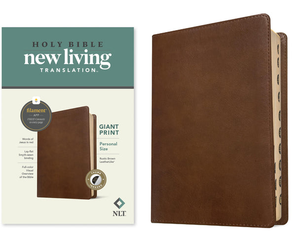 NEW LIVING TRANSLATION HOLY BIBLE GIANT PRINT WITH INDEX - cover