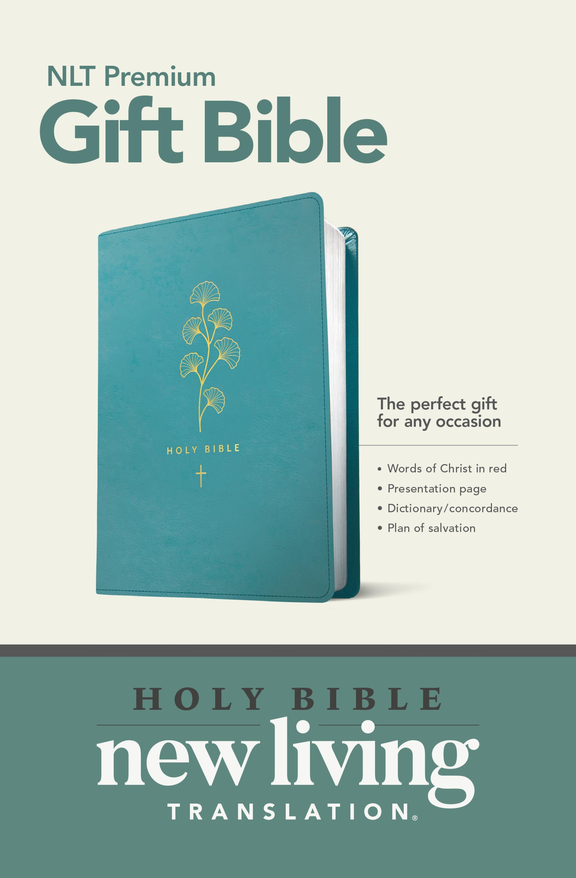 HOLY BIBLE NEW LIVING TRANSLATION (NLT Premium Gift Bible) - cover