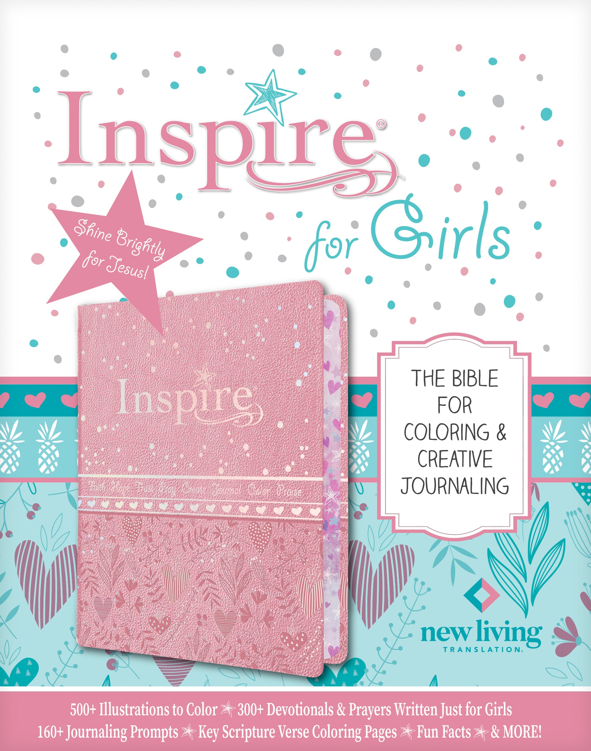 Inspire Bible For Girls nlt - cover