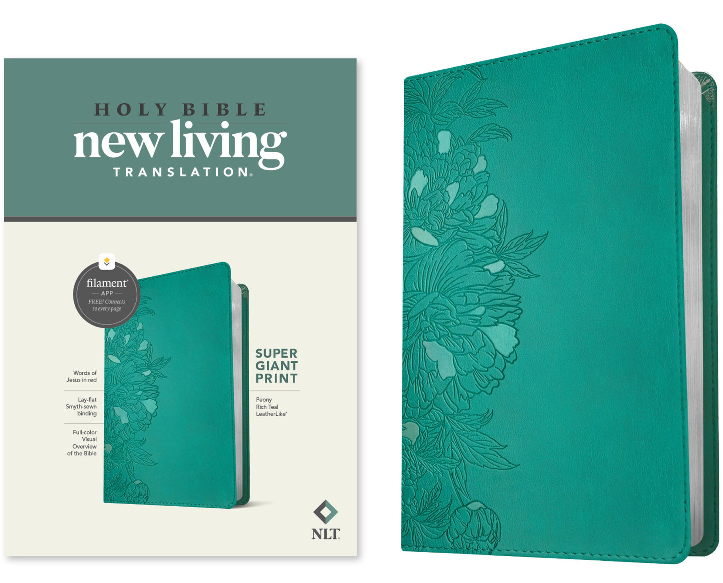 Holy Bible New Living Translation Super Giant Print - cover