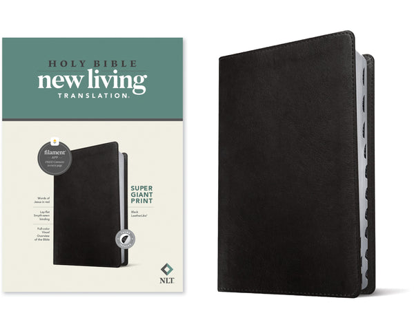 Holy Bible New Living translation super giant print - cover