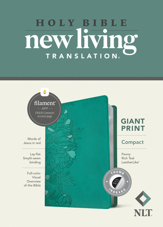 HOLY BIBLE NEW LIVING TRANSLATION GIANT PRINT COMPACT - cover