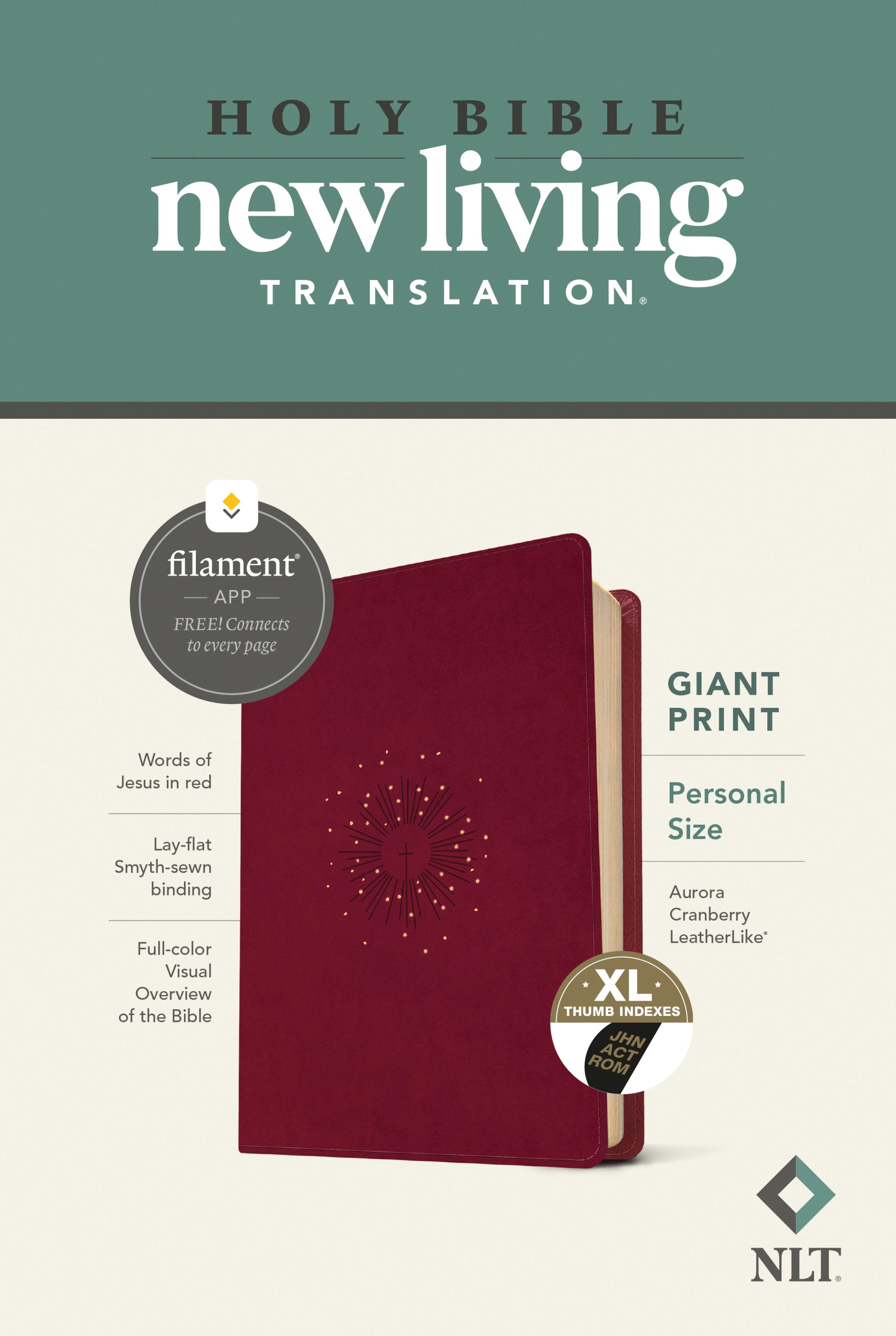 Holy Bible New Living Translation Giant Print - cover