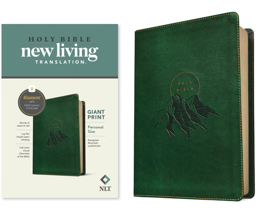 Holy Bible New Living Translation Giant Print, Personal Size - cover