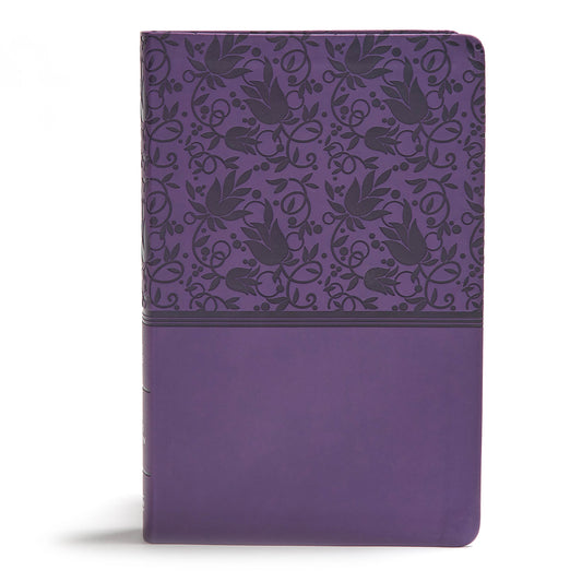 KJV BIBLE GIANT PRINT PURPLE WITH INDEX - cover