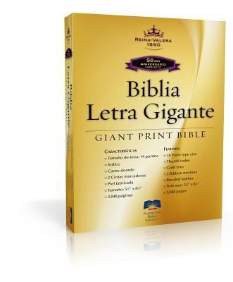Biblia letra gigante reina Valera book cover