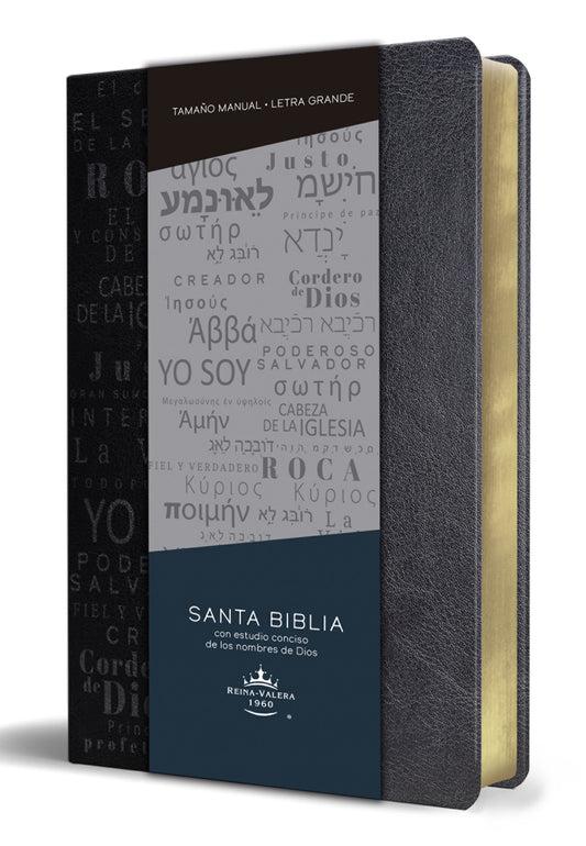 Santa Biblia Reina Valera 1960 con estudio conciso de los nombres de Dios - cover