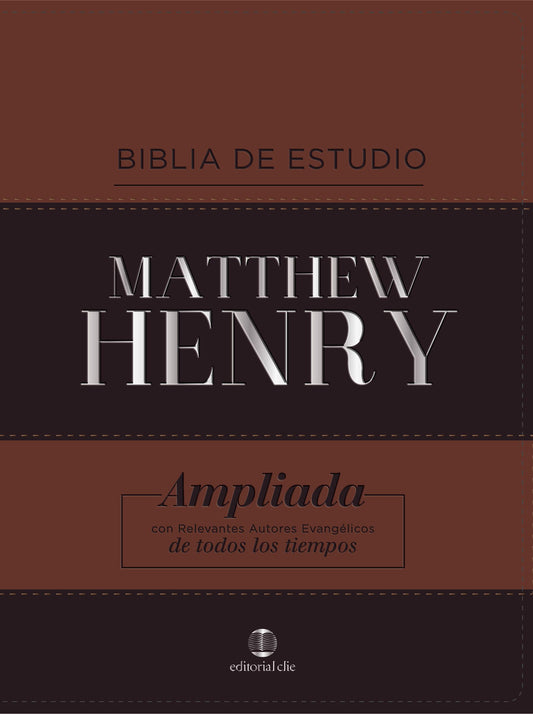 Biblia de estudio mathew henry - cover