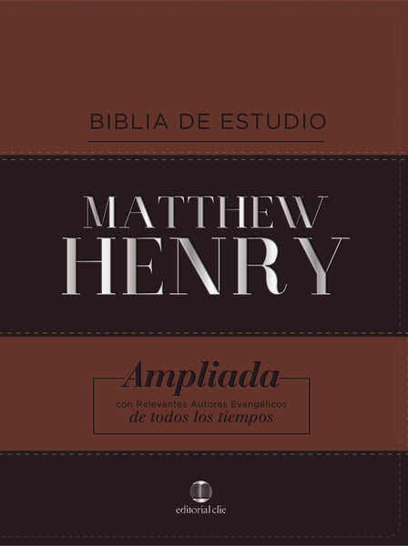 Biblia de estudio mathew henry - cover