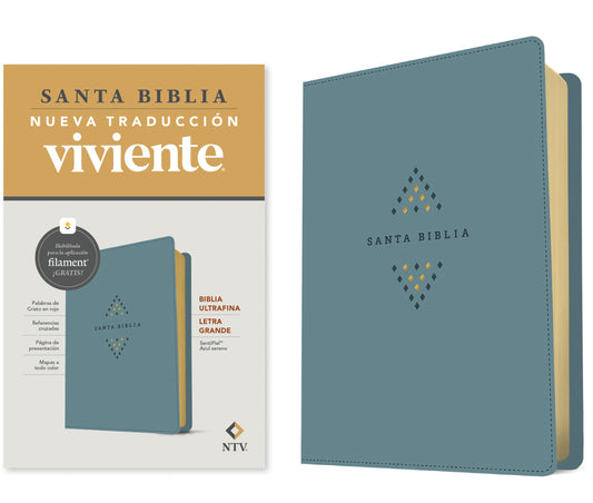 Santa Biblia Nueva Traducción Viviente Letra Grande Biblia Ultrafina - cover