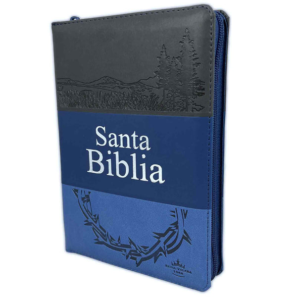 Santa Biblia Reina Valera 1960 con concordancia amplia Letra Grande y Palabras de Jesus en Rojo