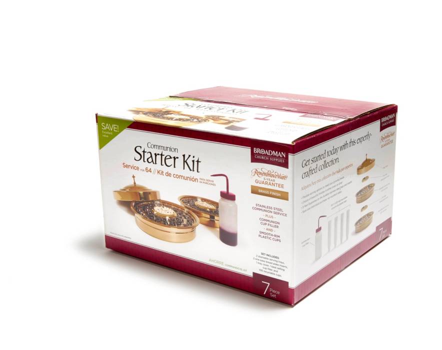 Communion Starter kit Service for 64 — available at The Gospel Bookstore