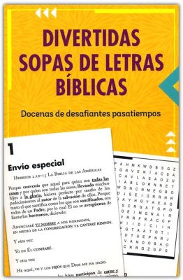 Divertidas Sopas de Letras Biblicas