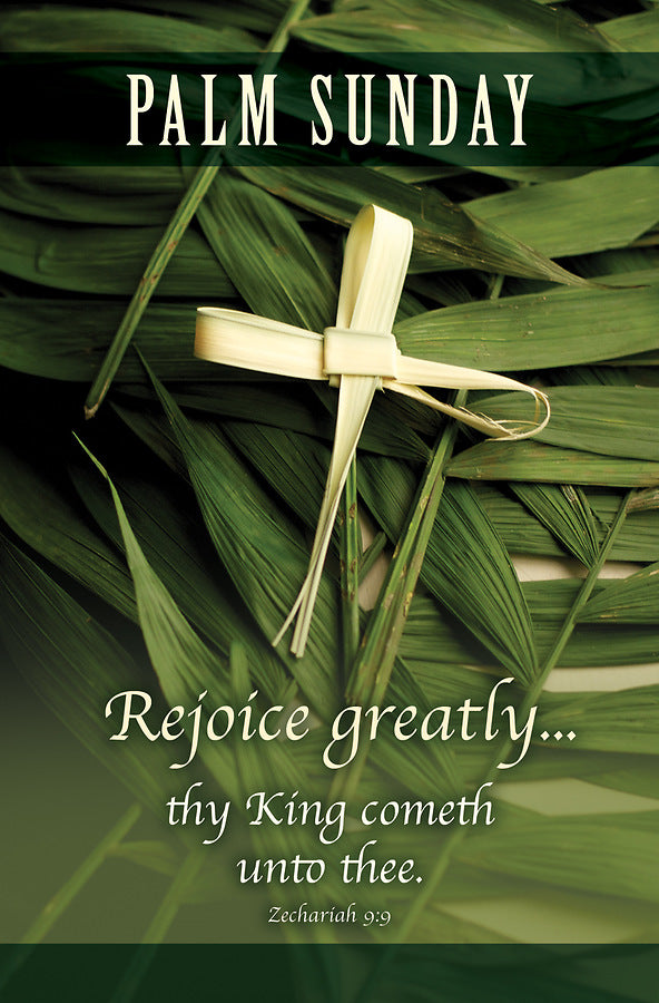 Palm Sunday bulletin pkg of 100 — available at The Gospel Bookstore