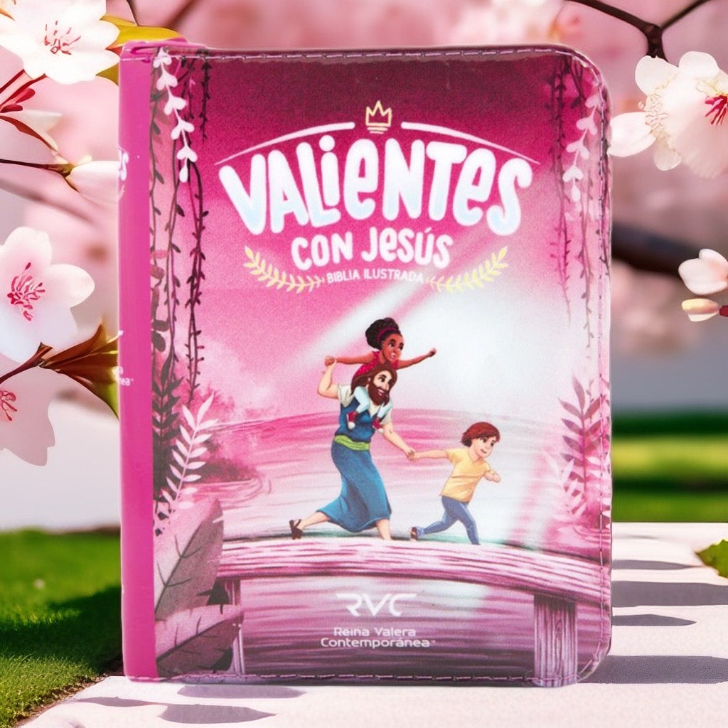 Valientes con Jesus Biblia ilustrada RVC — disponible en La Librería del Evangelio