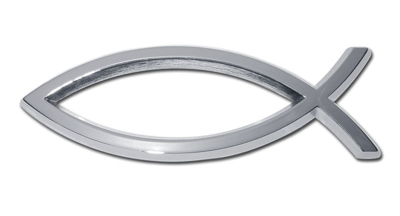 Car emblem — available at The Gospel Bookstore