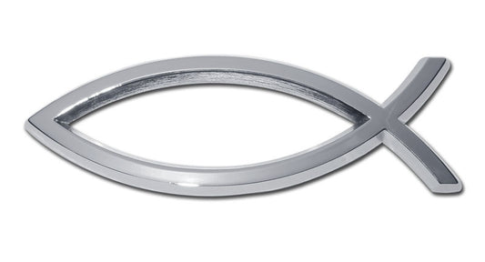 Car emblem — available at The Gospel Bookstore