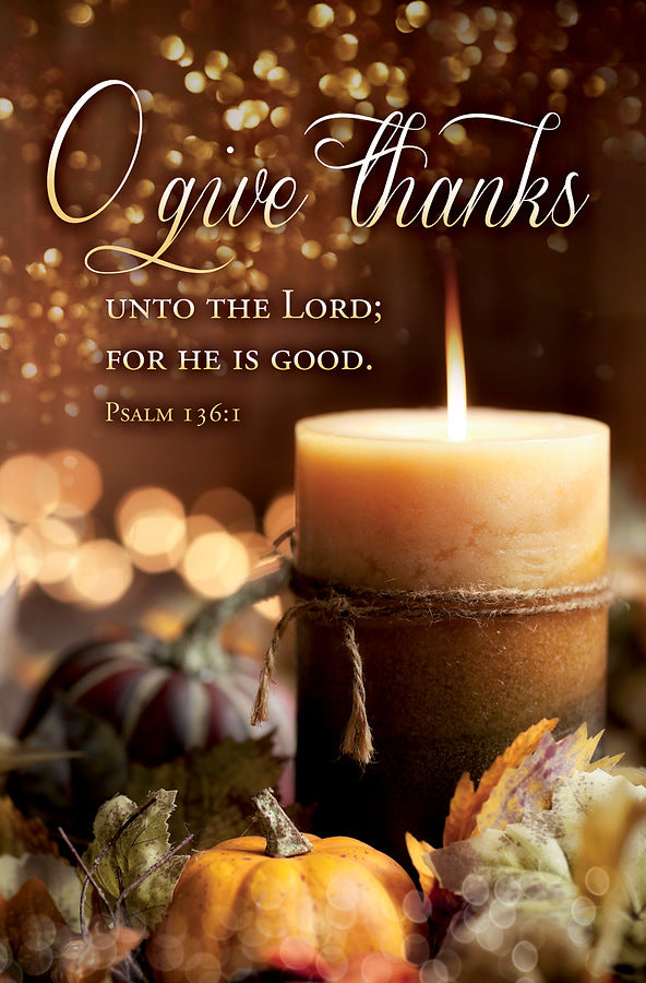 Give thanks bulletin