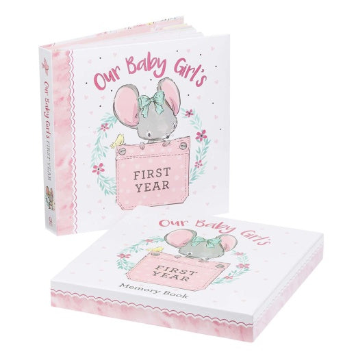 Our Baby Girl's First Year Memory Book — available at The Gospel Bookstore