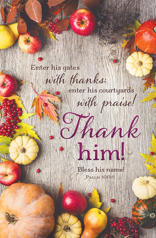 Thank him bulletin