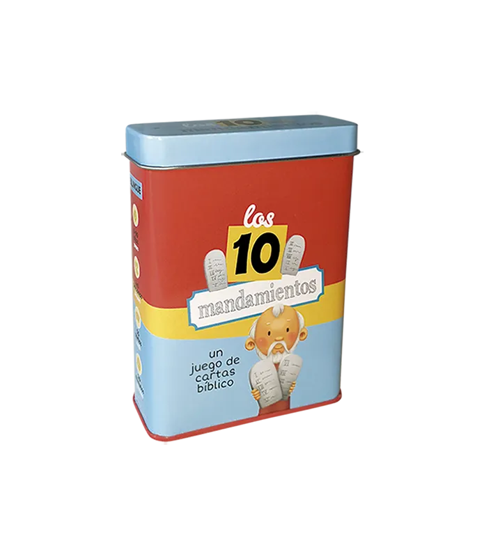 Los 10 mandamientos un juego de cartas bíblico — disponible en La Librería del Evangelio