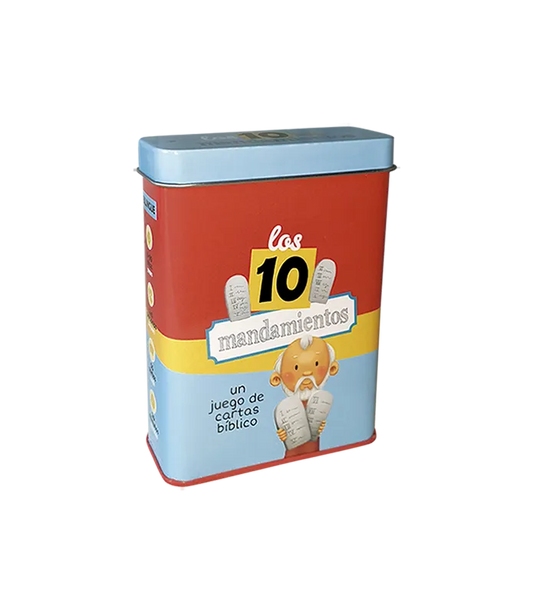 Los 10 mandamientos un juego de cartas bíblico — disponible en La Librería del Evangelio
