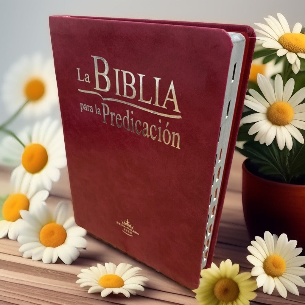 LA BIBLIA PARA LA PREDICACIÓN LETRA GRANDE (PURPURA) — disponible en La Librería del Evangelio