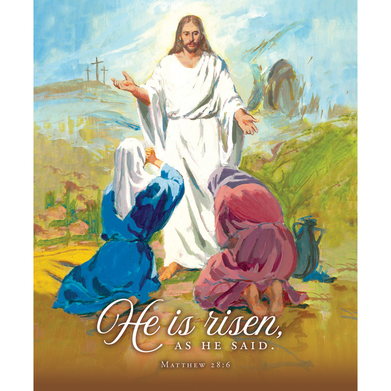 He is risen, as He said. Bulletin pkg 100 — available at The Gospel Bookstore