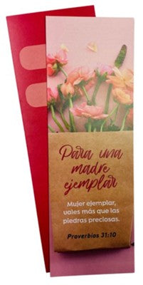 Separador Para una Madre ejemplar — disponible en La Librería del Evangelio