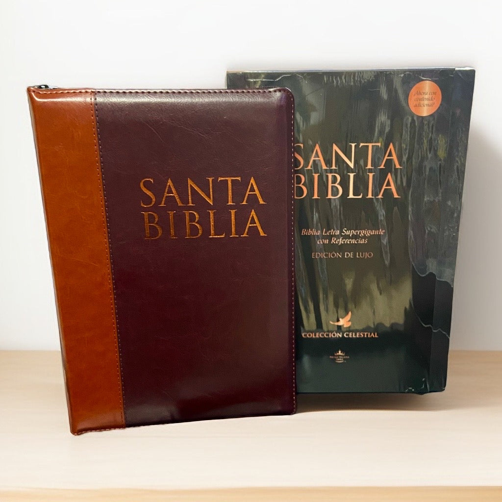 Santa Biblia Reina Valera 1960 Letra SuperGigante con Referencias Edición de Lujo — disponible en La Librería del Evangelio