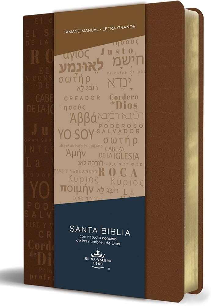 Santa Biblia Reina Valera 1960 com estudio conciso de los nombres de Dios — disponible en La Librería del Evangelio