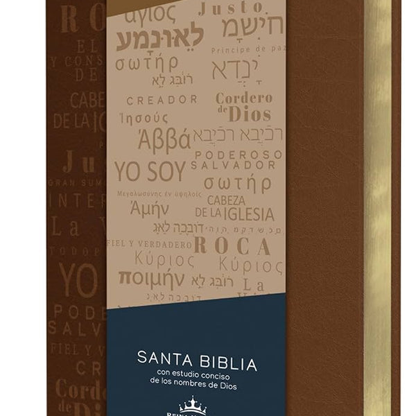 Santa Biblia Reina Valera 1960 com estudio conciso de los nombres de Dios