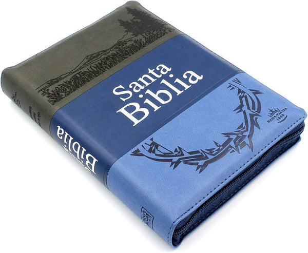 Santa Biblia Reina Valera 1960 con concordancia amplia Letra Grande y Palabras de Jesus en Rojo