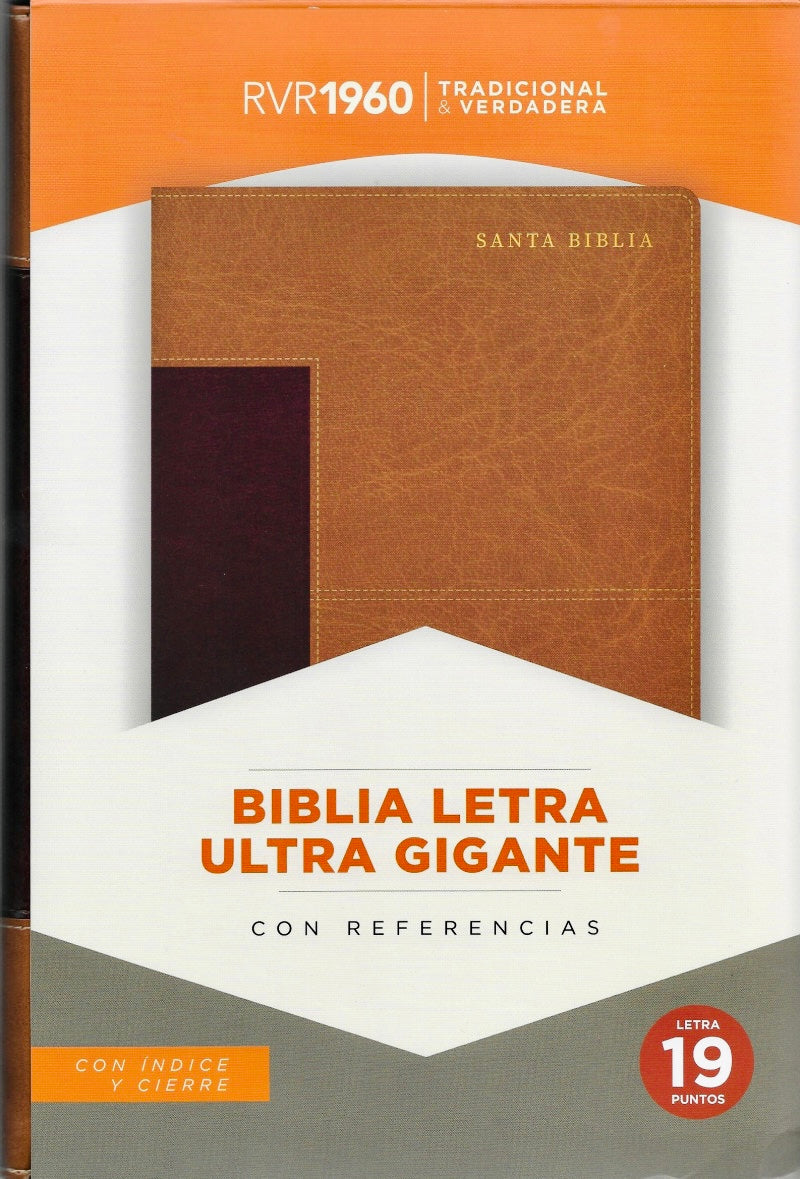 Biblia letra Ultra Gigante con referencias Reina Valera 1960 — disponible en La Librería del Evangelio