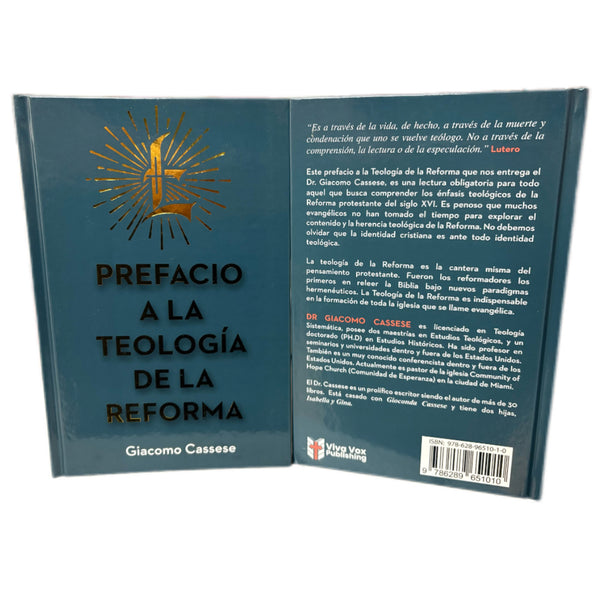 Prefacio A La Teología De La Reforma Giacomo Cassese