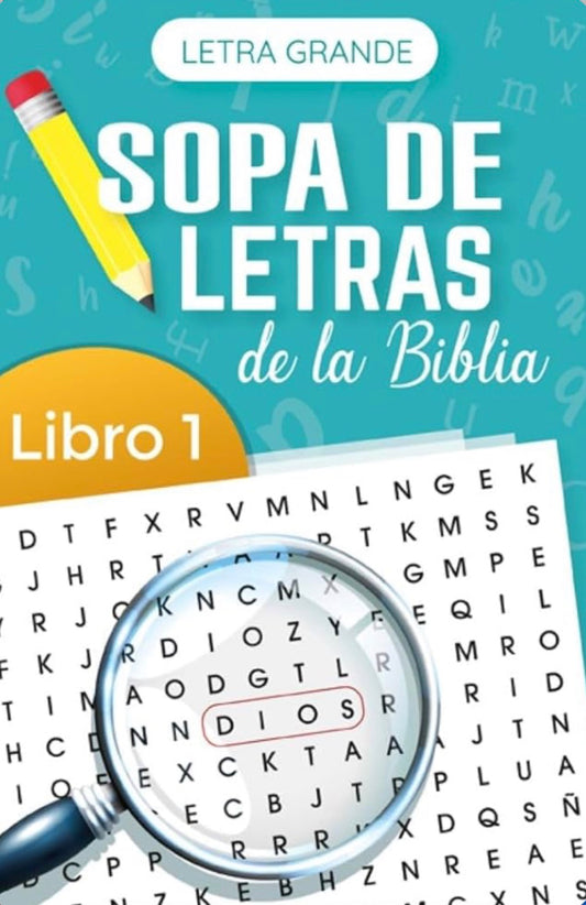 Sopa de Letras De la Biblia Letra Grande. Libro 1