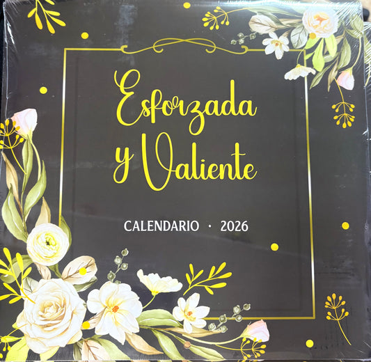 Calendario 2026 Esforzada y Valiente — available at The Gospel Bookstore