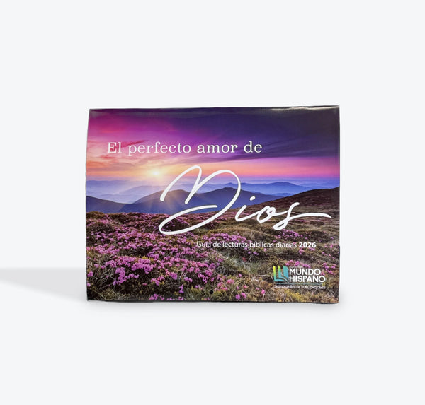 Calendario 2026 Guía de lecturas Bíblicas diarias. El Perfecto amor de Dios