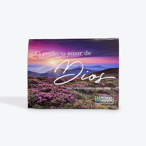 Calendario 2026 Guía de lecturas Bíblicas diarias. El Perfecto amor de Dios