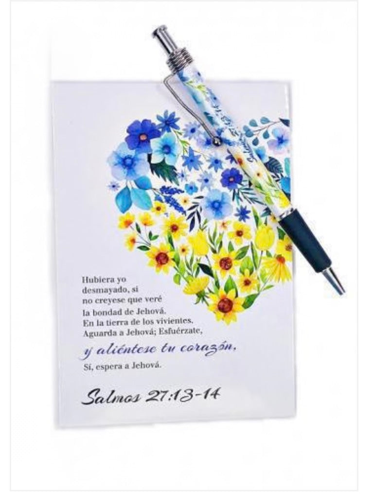 Libreta + Bolígrafo Salmo 27