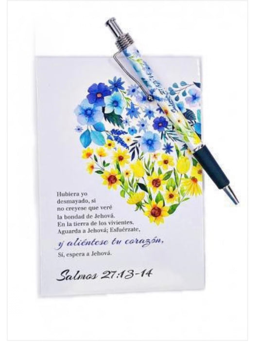 Libreta + Bolígrafo Salmo 27
