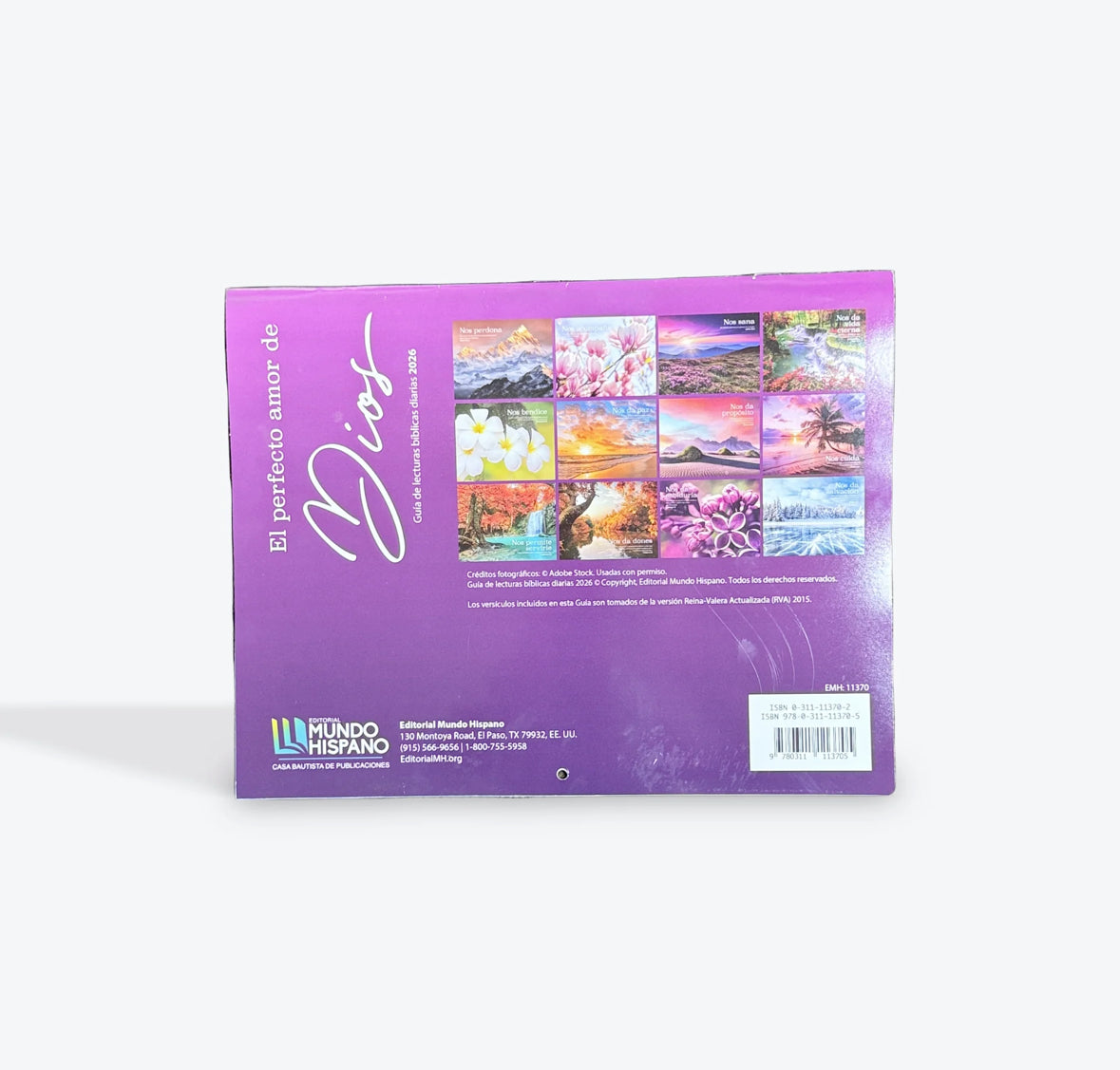 2026 Calendar Daily Bible Reading Guide. God's Perfect Love