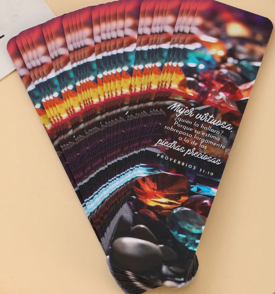 Pack de 30 Bookmarks de Mujer Virtuosa